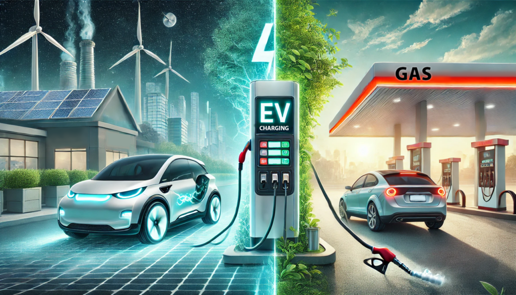electric vehicle vs gas